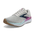 Brooks Women’s Ghost 16 Neutral Running Shoe - White/Grey/Estate Blue - 9 Medium
