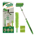 Blade Maid Ceiling Fan Blade Cleaner & Flexible Dusting Brush | Extendable Pole for High Ceilings, Reusable Microfiber Pads, Wall Duster, Removes Cobwebs| Size 3 feet (Pack of 1)