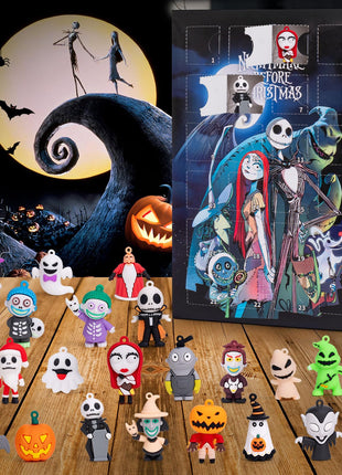Halloween Advent Calendar 2025,Advent Calendar,with 24 Collectible for Kids Adult Teens,Halloween Countdown Calendar,Ornaments Decorations Gifts