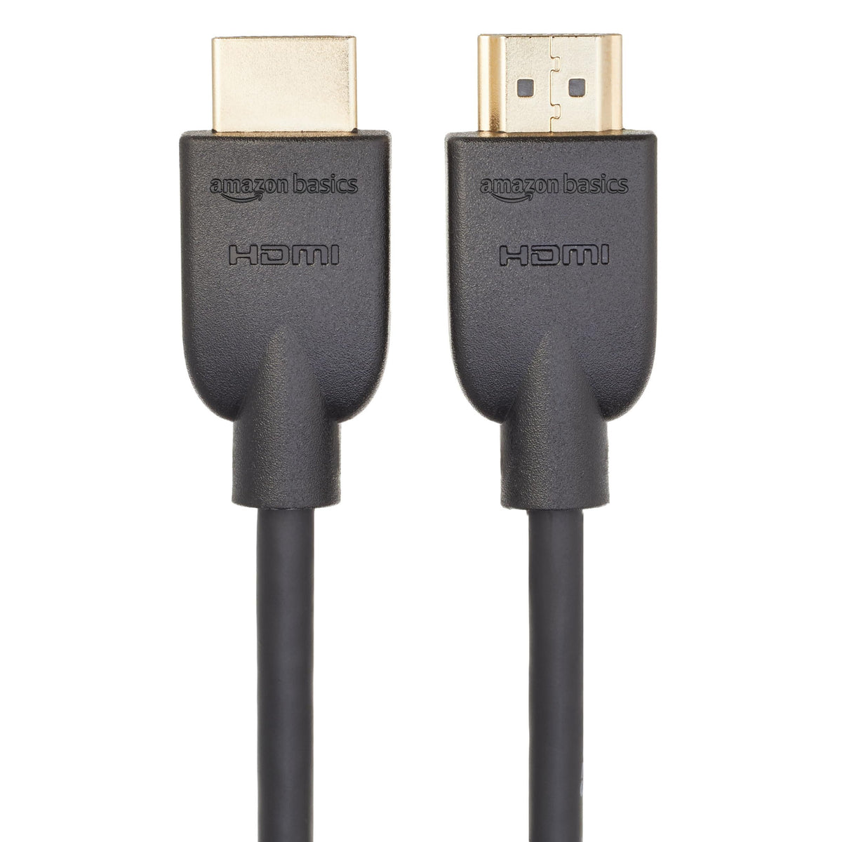 Amazon Basics HDMI Cable, 3ft, 4K@60Hz, High-Speed 4K HDMI 2.0 Cord (18Gbps), 2160p, 48 bit, Compatible with TV/PS5/Xbox/Roku, Black