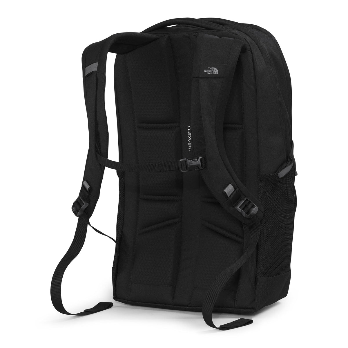 THE NORTH FACE Women's Jester Luxe Everyday Laptop Backpack, TNF Black/Burnt Coral Metallic, One Size