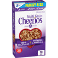 Multi Grain Cheerios, Heart Healthy Breakfast Cereal, Gluten Free, Family Size, 18 oz