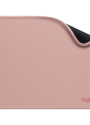 Logitech Mouse Pad - Studio Series, Computer Mouse Mat with Anti-Slip Rubber Base, Easy Gliding, Spill-Resistant Surface, Durable Materials, Portable, in a Fresh Modern Design, Darker Rose