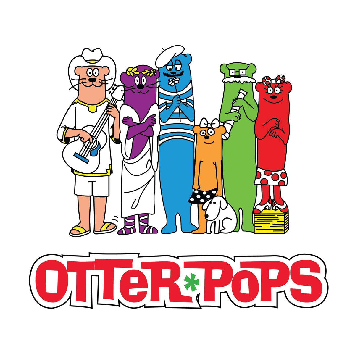 Otter Pops Freezer Bars, 100% Fruit Juice Ice Pops, Original Flavors (80ct – 2oz bars)