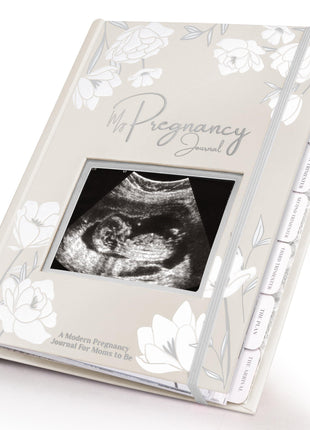 Pregnancy Journal, Pregnancy Announcements, 80 Pages Hard Cover Book (Clay) | Baby Books For Mom To Be Gift, Baby Memory Book Keepsake, Gender Reveal Gifts For New Moms, Shower & Registry