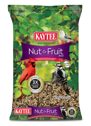 Kaytee Nut & Fruit Wild Bird Seed, 5 lb