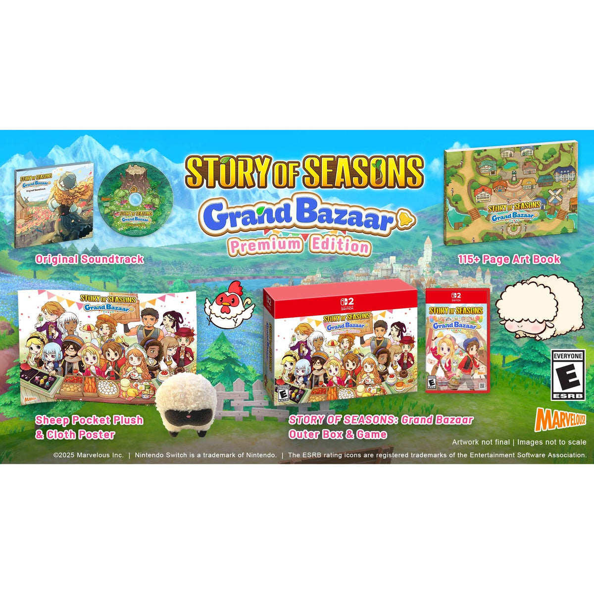 Story of Seasons Grand Bazaar Premium Edition Nintendo Switch 2