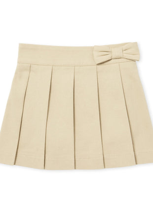 The Children's Place Baby Girls and Toddler Girls Pleated Skort, Sandy, 5T