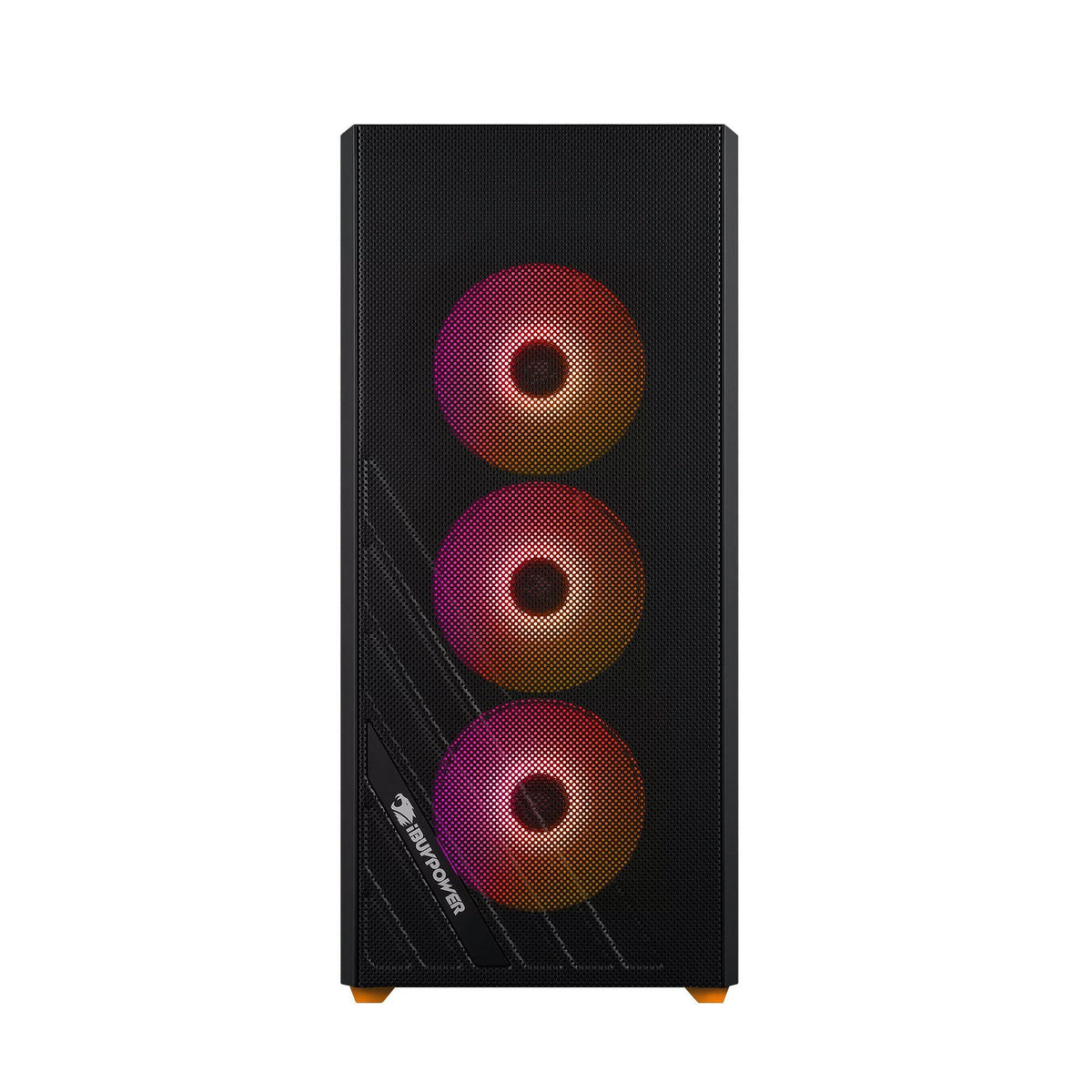 iBUYPOWER Scale Orange Gaming PC Desktop Computer (AMD Ryzen 7 5700 CPU, NVIDIA GeForce RTX 4060 8GB GPU, 16GB DDR4 Non-RGB 3200MHz RAM (8x2), 500GB NVMe SSD, WiFi Ready, Windows 11 Home) - SCA7N4603