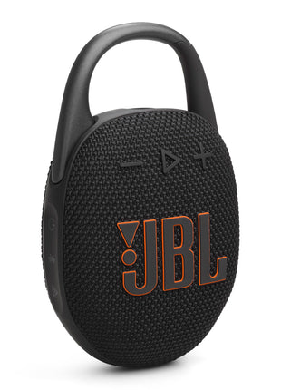 JBL Clip 5 - Ultra-Portable, Waterproof & Dustproof Bluetooth Speaker, Big Pro Sound with Punchy bass, Integrated Carabiner, Up to 12 Hours of Play, Made in Part with Recycled Materials (Black)