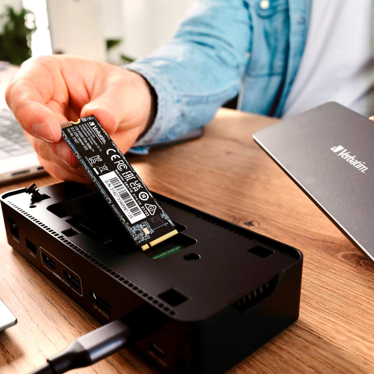 Verbatim 1TB SSD Vi5000 Internal Solid State Hard Drive PCIe NVMe M.2 2281
