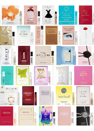JRoBeauty Perfume High End Designer Fragrance Sampler Set for Women - (Pack of 12 Sample Vials)