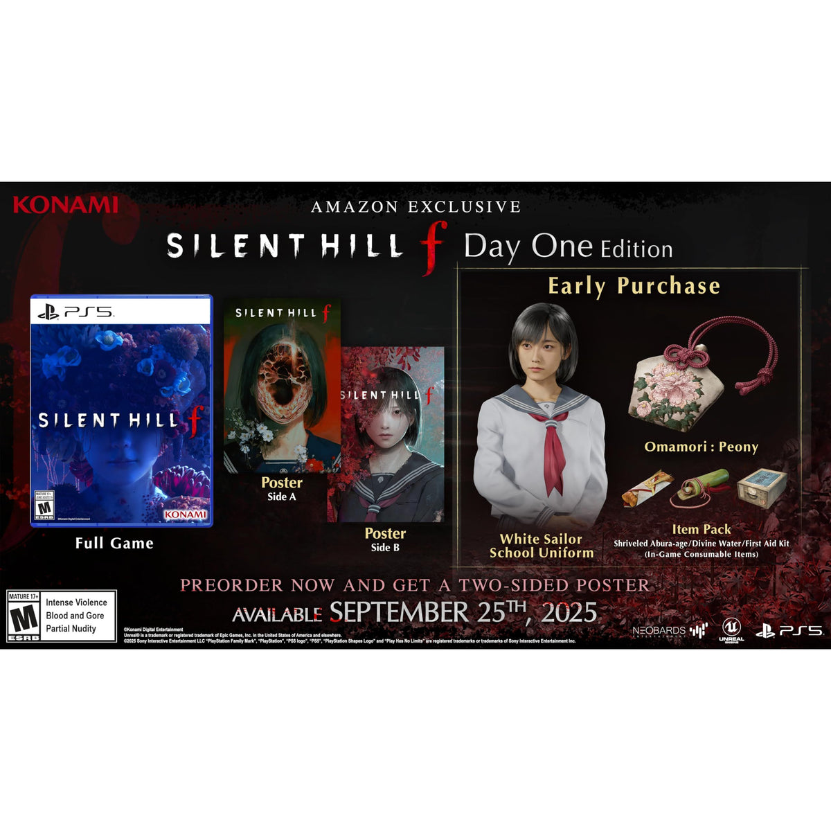 Silent Hill f - PlayStation 5, Amazon Exclusive Day One Edition