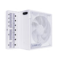 Lian Li EDGE850W Fully Modular Low-Noise ATX Power Supply - ATX 3.1 & PCIE 5.1 Compliant - Cybenetics Gold Efficiency - 12V-2x6 Cable - L-Shape Design - Without USB/Fan Hub - White (EG0850G.W)