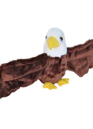 Wild Republic Huggers Bald Eagle Stuffed Animal - 8"