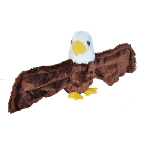 Wild Republic Huggers Bald Eagle Stuffed Animal - 8"