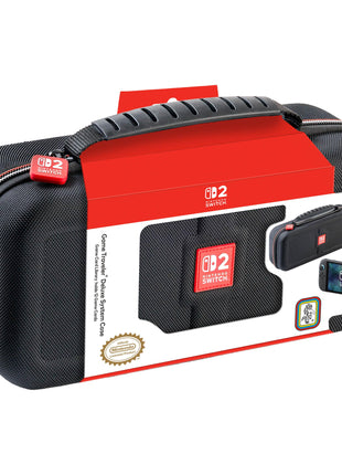 R.D.S. INDUSTRIES, INC. - Game Traveler Deluxe Licensed System Case for Nintendo Switch, Nintendo Switch 2, OLED, Black Medium (NS230)