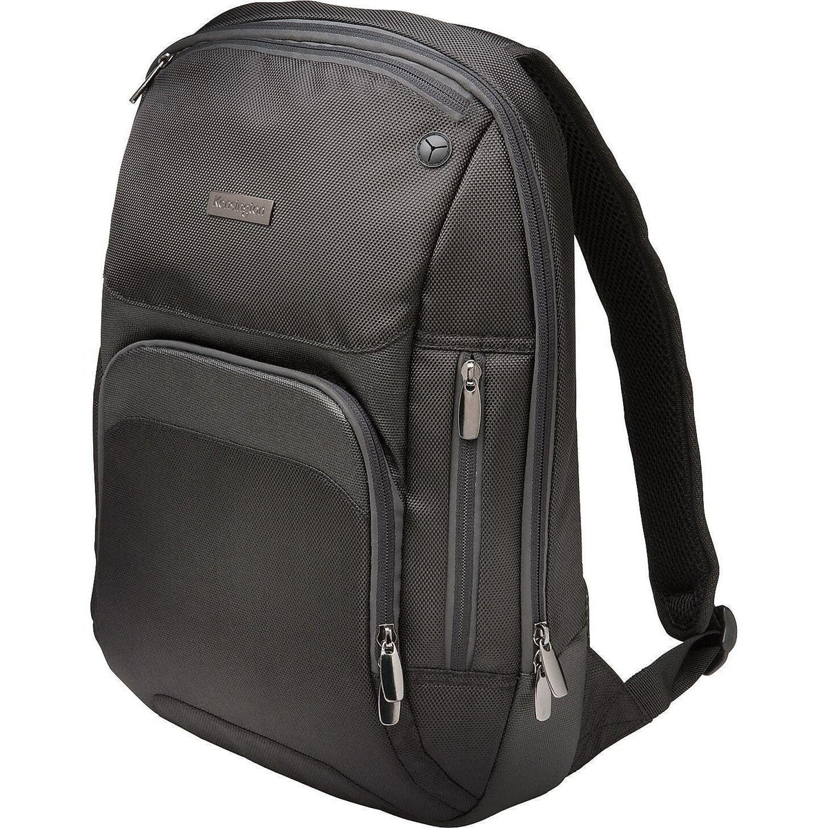 Kensington Triple Trek Slim Laptop Backpack for MacBooks, Chromebooks, Tablets & Ultrabooks up to 13-Inch-14-Inch (K62591AM), Black