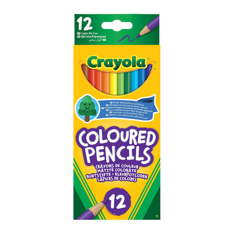 Crayola Colouring Pencils - Assorted Colours (Pack of 12) | A Must-Have for All Kids Arts & Crafts Sets | Ideal for Kids Aged 3+
