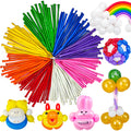 LXZFCRG 260 Balloons Pack of 100 Long Balloon Animal Twisting Balloons for for Animal Shape Birthdays Clowns