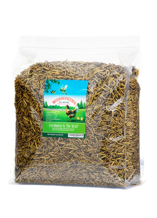 5LB Dried Black Soldier Fly Larvae, More Calcium Than Dried Mealworms, High Protein Chicken Feed,Duck Food, BSFL, Duck Treats