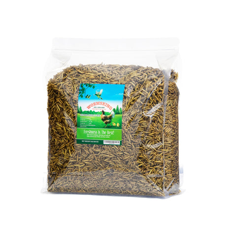 5LB Dried Black Soldier Fly Larvae, More Calcium Than Dried Mealworms, High Protein Chicken Feed,Duck Food, BSFL, Duck Treats