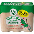 V8 Grillo's Pickles Dill Pickle Bloody Mary Mix, 8 fl oz Can (6 Pack)