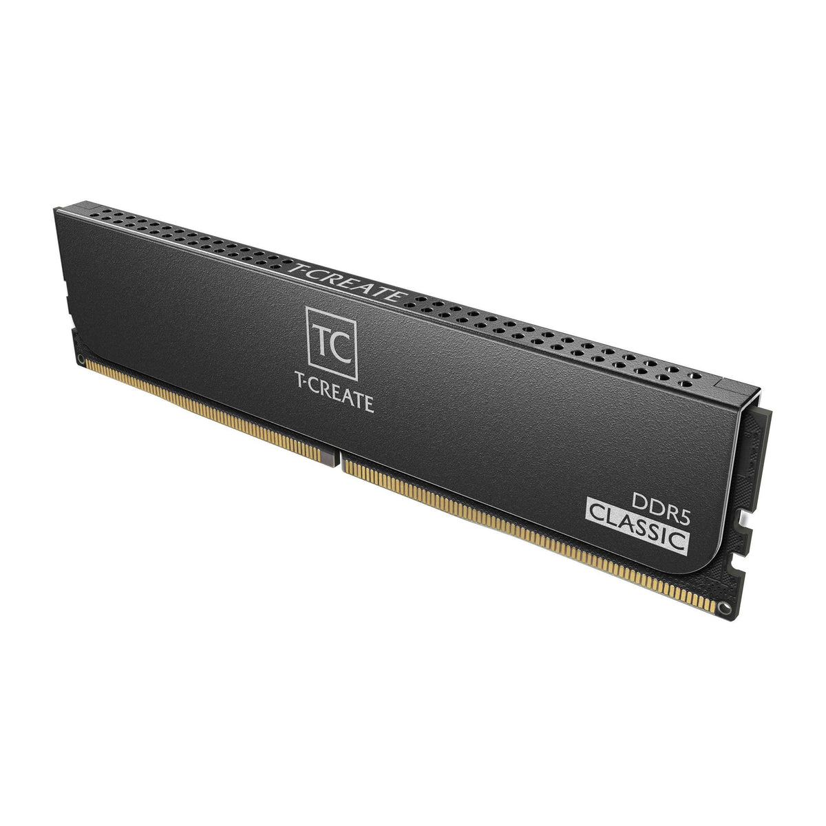 TEAMGROUP T-Create Classic 10L DDR5 32GB Kit (2 x 16GB) 6000MHz (PC5-48000) CL48 Desktop Memory Module Ram, Supports Both Intel & AMD - CTCCD532G6000HC48DC01, Black-UDIMM