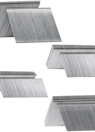 16 Gauge Angled Finish Nails, 20-Degree, 2000-Pack (2-1/2 inch, 2 inch, 1-1/2 inch, 1-1/4 inch 500 Per Sizes), Galvanized Assorted Size Project Pack, for Pneumatic, Electric Angled Finish Nailer