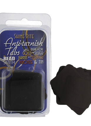 The Beadsmith Anti-Tarnish Tabs, 1 x 1 inch, Non-Abrasive, 50 tabs per Pack, for Jewelry Storage