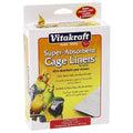 Vitakraft Cage Liners for Birds - For Parrot, Parakeet, Conure, and Cockatiel Cages White 20