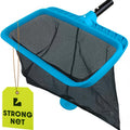 Pool Skimmer Net for Cleaning – Heavy Duty Deep Mesh Pool Net Skimmer - Fine Leaf Rake Net for Swimming Pools, Ponds - Strong Frame - Fits Standard Pool Poles (Net Only, No Pole)