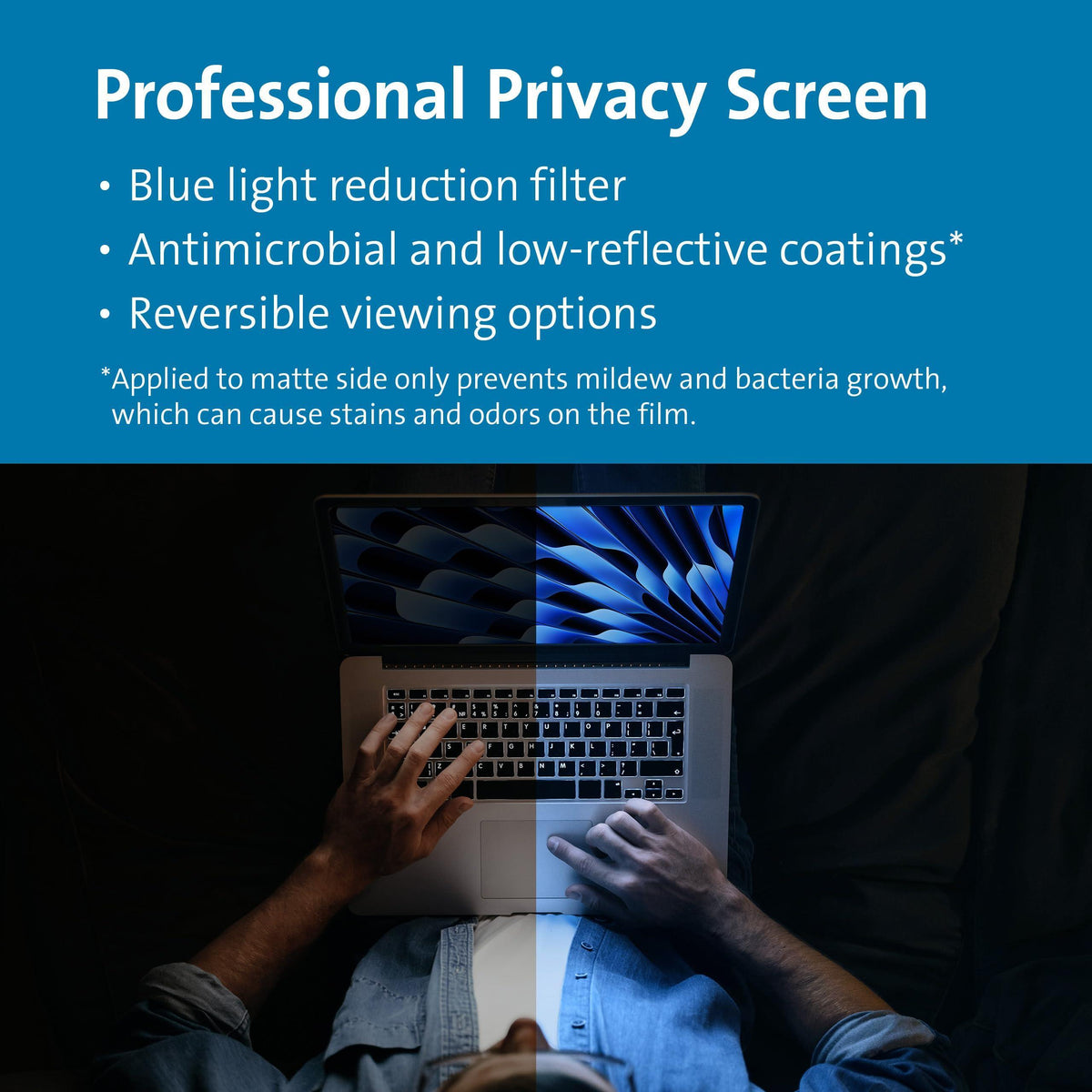 Kensington MagPro™ Elite Magnetic Privacy Screen for Apple MacBook Air 15" (M2/M3/M4, 2023 and newer)