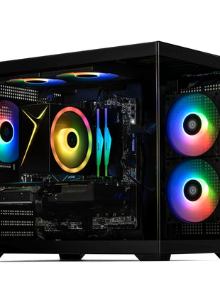 STORMCRAFT Sirius Gaming PC, Intel Core i5 14400F 4.7GHz, RTX 4060 8GB GDDR6, 16GB DDR5 RGB 6000MHz, 1TB NVMe Gen4 SSD,PRO B760M-VC WIFI, Desktop Computer VR & AI Ready, Win 11 Home Pre Built Tower PC