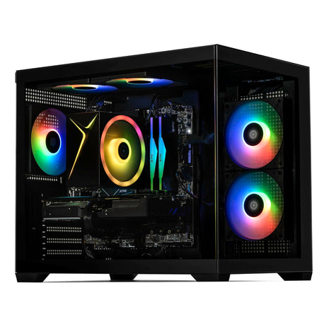 STORMCRAFT Sirius Gaming PC, Intel Core i5 14400F 4.7GHz, RTX 4060 8GB GDDR6, 16GB DDR5 RGB 6000MHz, 1TB NVMe Gen4 SSD,PRO B760M-VC WIFI, Desktop Computer VR & AI Ready, Win 11 Home Pre Built Tower PC