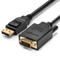 Kensington DisplayPort to VGA Cable (Support up to 1080P), 6ft (K33024WW)