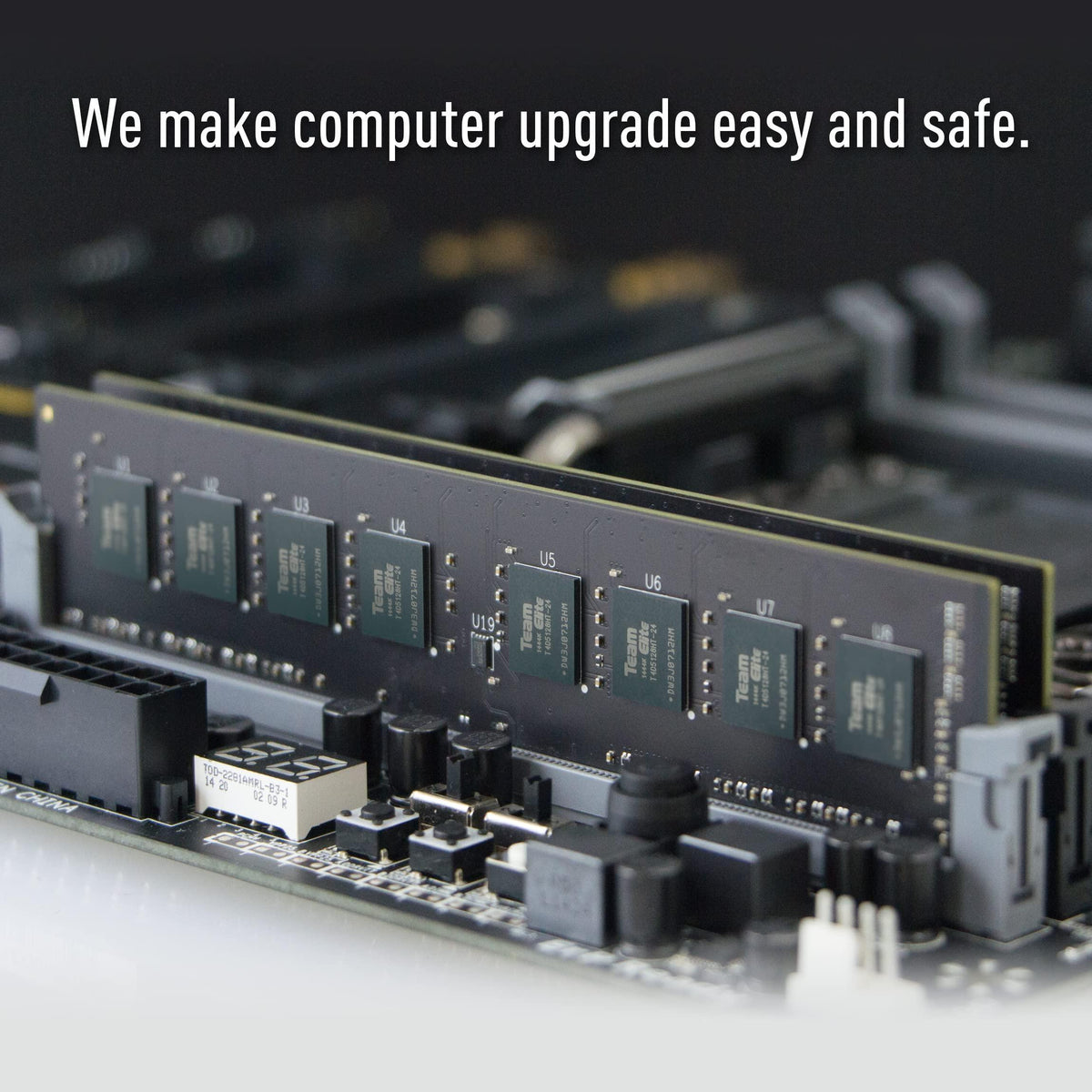 TEAMGROUP Elite DDR4 32GB Single (1 x 32GB) 3200MHz (PC4-25600) CL22 Unbuffered Non-ECC 1.2V UDIMM 288 Pin PC Computer Desktop Memory Module Ram Upgrade - TED432G3200C2201