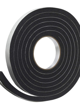 Frost King R734H Sponge Rubber Foam Tape 3/4 inch W X 7/16 inch H X 10' L, Black