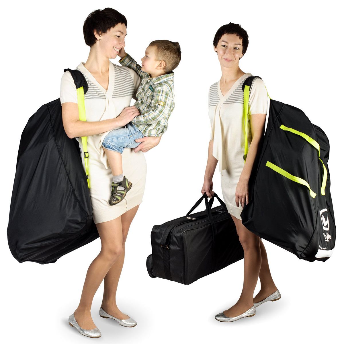 V VOLKGO Car Seat Travel Bag For Airplane with Padded Backpack Shoulder Straps, Gate Check Bag, Car Seat Bags for Air Travel Carseat Travel Cover, Carseat Travel Bag Cover for Airplane Travel