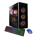 iBUYPOWER Scale Orange Gaming PC Desktop Computer (AMD Ryzen 7 5700 CPU, NVIDIA GeForce RTX 4060 8GB GPU, 16GB DDR4 Non-RGB 3200MHz RAM (8x2), 500GB NVMe SSD, WiFi Ready, Windows 11 Home) - SCA7N4603