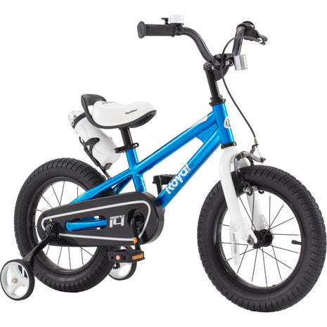 RoyalBaby Freestyle Kids Bike 12 14 16 Inch with Training Wheels, 18 Inch with Kickstand, Bicycle for Ages 3-10 Years Boys Girls