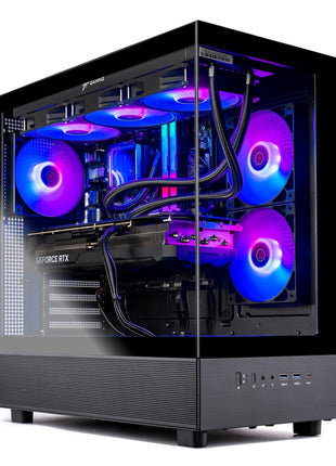 Skytech Gaming Rampage Gaming PC, Intel Ultra 7 265F 5.2GHz, NVIDIA RTX 5060 Ti, 1TB Gen4 NVMe SSD, 32GB DDR5 RAM 6000, 850W Gold ATX 3 PSU, 360 ARGB AIO, Wi-Fi, Win 11, Desktop