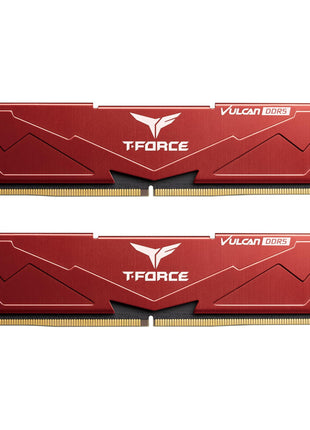 TEAMGROUP T-Force Vulcan DDR5 32GB (2x16GB) 6000MHz (PC5-48000) CL30 Intel XMP 3.0 & AMD Expo Compatible Desktop Memory Ram Black FLBD532G6000HC30DC01