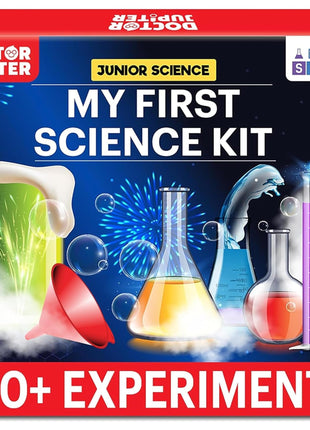 Doctor Jupiter My First Science Experiments Kit for Kids Ages 4+ | Birthday Gift Ideas for Boys & Girls 4, 5, 6, 7, 8 Year Olds, Science Kits for Kids Ages 5-7, STEM Educational Toys