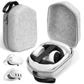 sarlar Hard Carrying Case Compatible with Meta Quest 3S/Quest 3/Oculus Quest 2/Vision Pro Official Original/Elite Strap VR Headset and Controller Accessories, Suitable for Travel and Home Storage