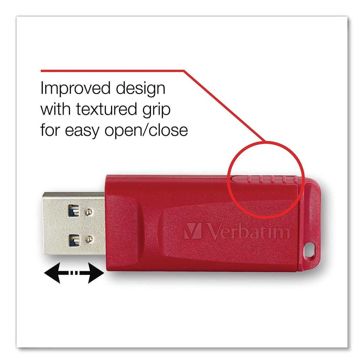 Verbatim 32GB Store 'n' Go USB Flash Drive - PC / Mac Compatible - 3pk - Red, Blue, Green