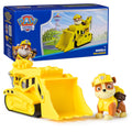 Paw Patrol, Rubble's Bulldozer Toy Truck with Collectible Action Figure, Sustainably Minded Kids Toys for Boys & Girls Ages 3 and Up