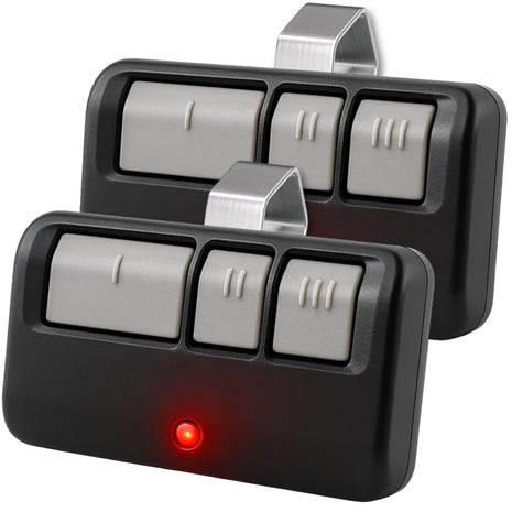 2X for LiftMaster Chamberlain Craftsman Universal Garage Door Opener Remote | 3-Button Garage Clicker Replacement for 893LM, 893MAX, 891LM, 371LM, 373LM, 971LM, 973LM, Extra-long Range, Self-Programming