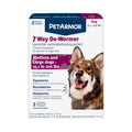 PetArmor 7 Way De-Wormer for Dogs, Oral Treatment for Tapeworm, Roundworm & Hookworm in Large Dogs & Puppies (Over 25 lbs), Worm Remover (Praziquantel & Pyrantel Pamoate), 2 Flavored Chewables