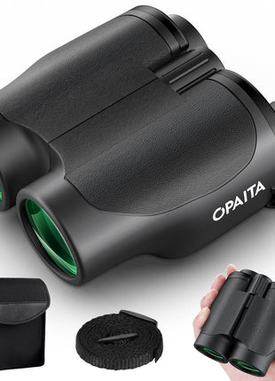 Compact Binoculars for Adults High Powered - OPAITA 20x32 Small Binoculars for Adults Kids with Low Light Vision for Hunting Cruise Ship Travel Concert Hiking